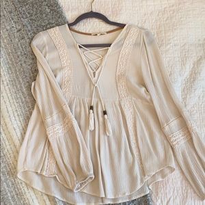 Cream Colored Blouse